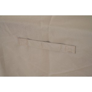 Beige Siena Garden Schutzhülle für Lounge Plus, 255x255x100 cm, mit Tragegriff.
