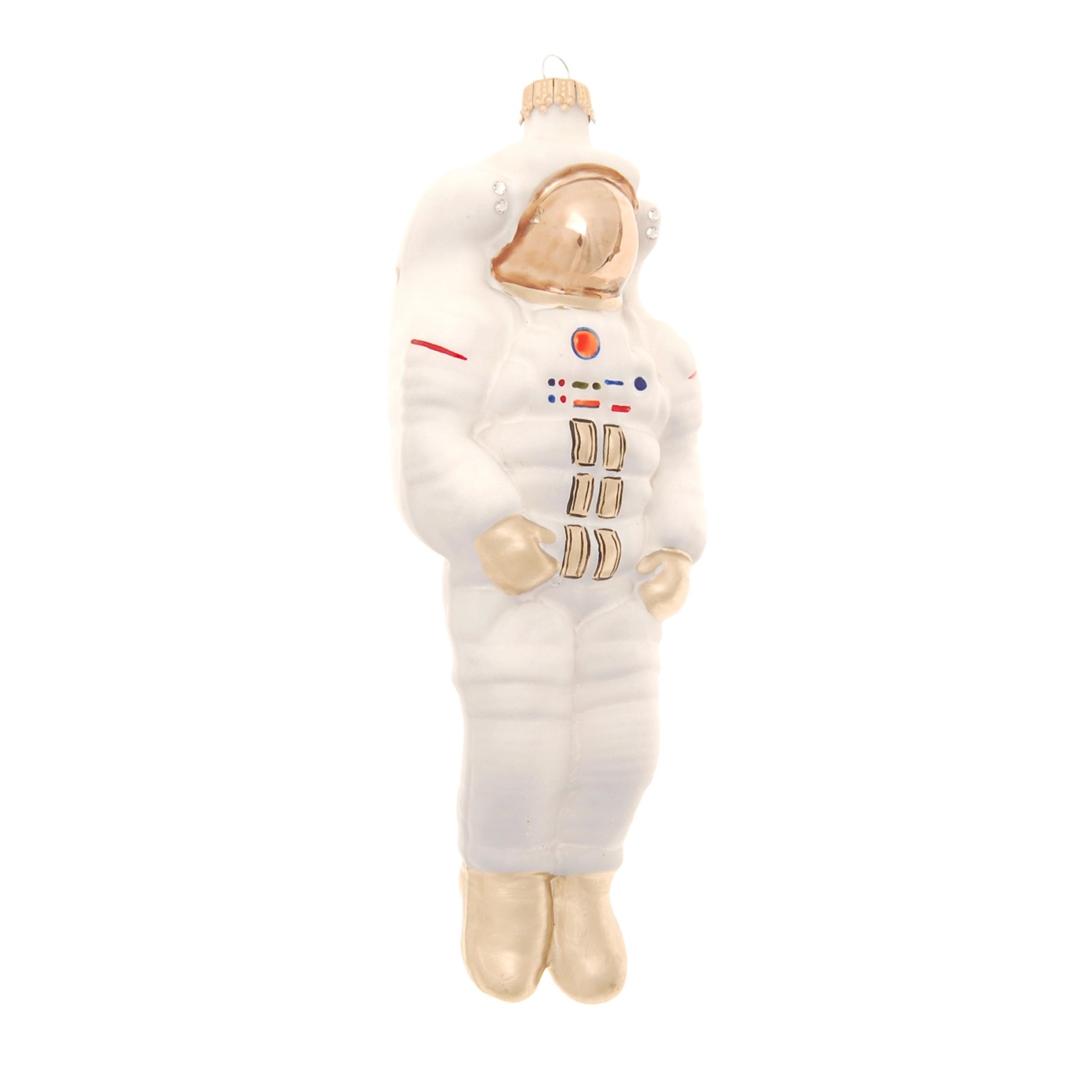 Krebs Glas Lauscha Weihnachtsornament Astronaut 1-tlg. 18cm