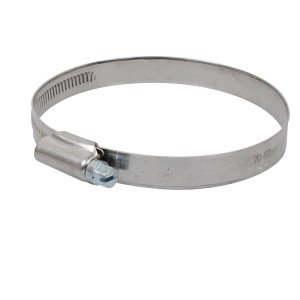 Kirchhoff Schlauchklemme, 70-90 mm, Edelstahl. Klemme für Gartenschläuche und Wasserschläuche.