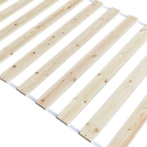 Lattenrost: ebuy24 Kids Lattenrost 90x200 cm aus hellem Holz, geeignet für Kinderbetten.