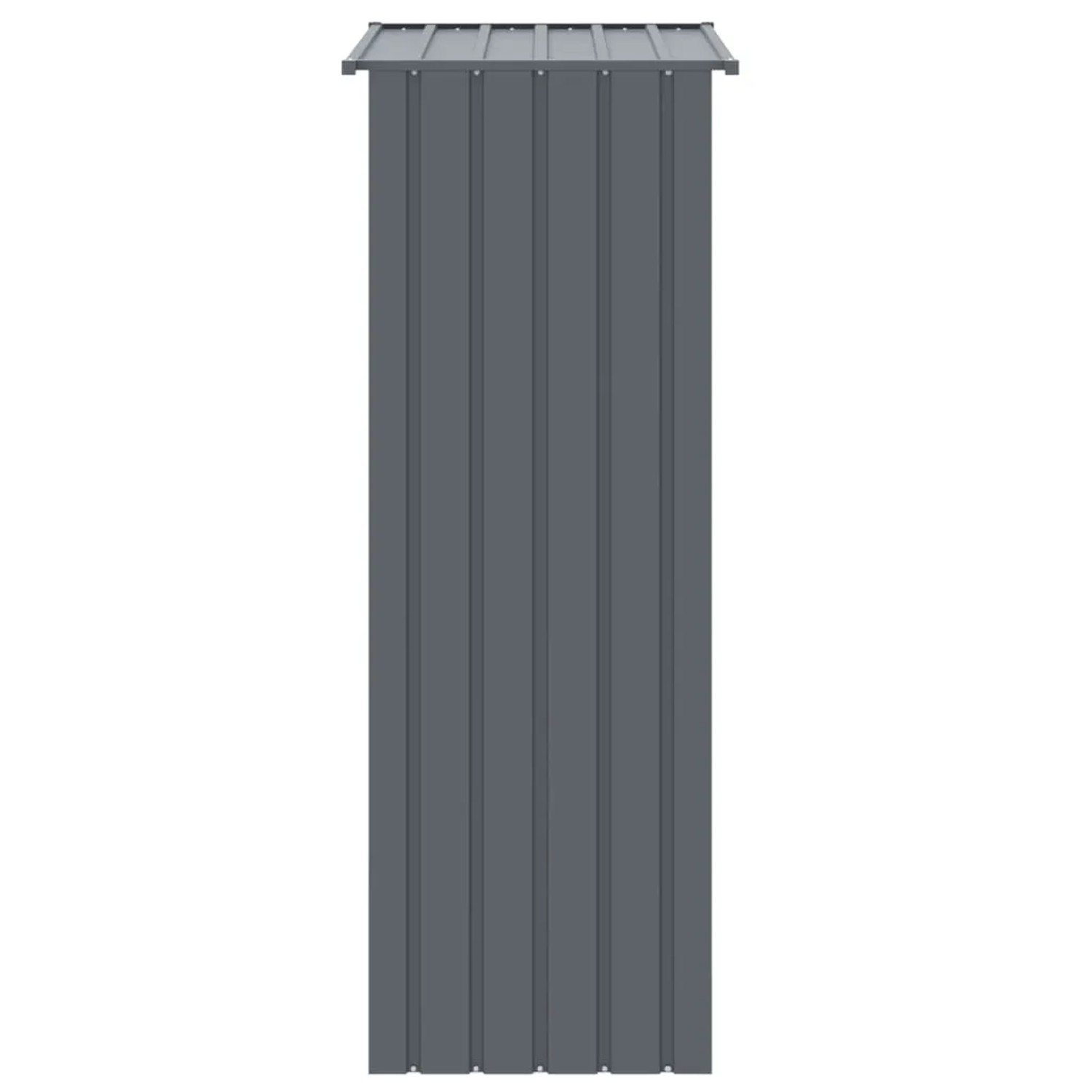 VidaXL Voliere, anthrazitfarben, 215x78x200 cm, aus verzinktem Stahl. Vogelhaus für den Garten.