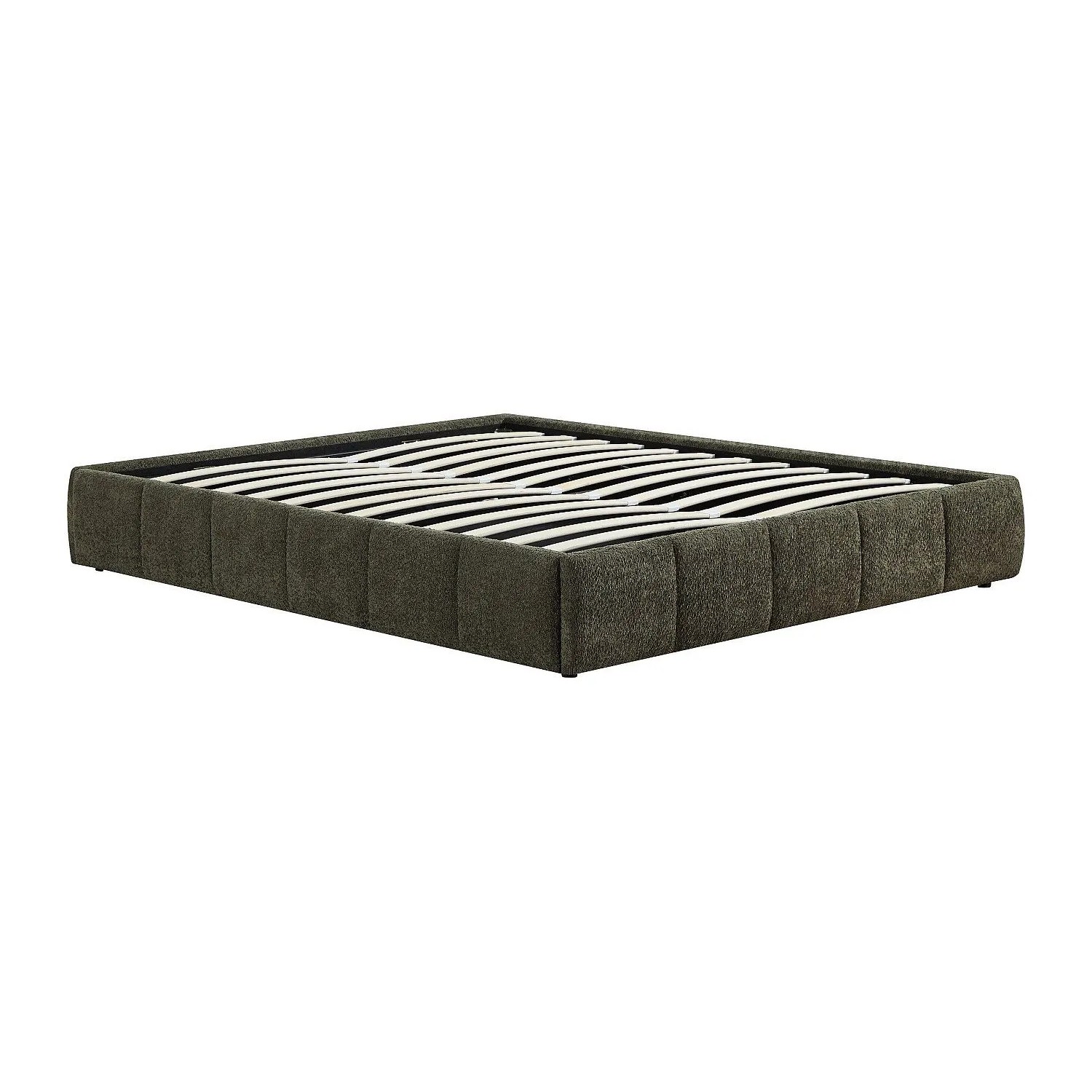Vente-unique Bettgestell Mit Bettkasten Nulox Grün 204 cm