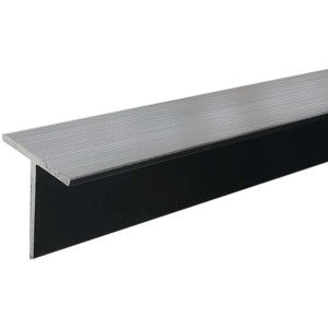 Arcansas T-Profil Aluminium, 20x20x2600 mm, silberfarben, zur Befestigung und Verbindung.