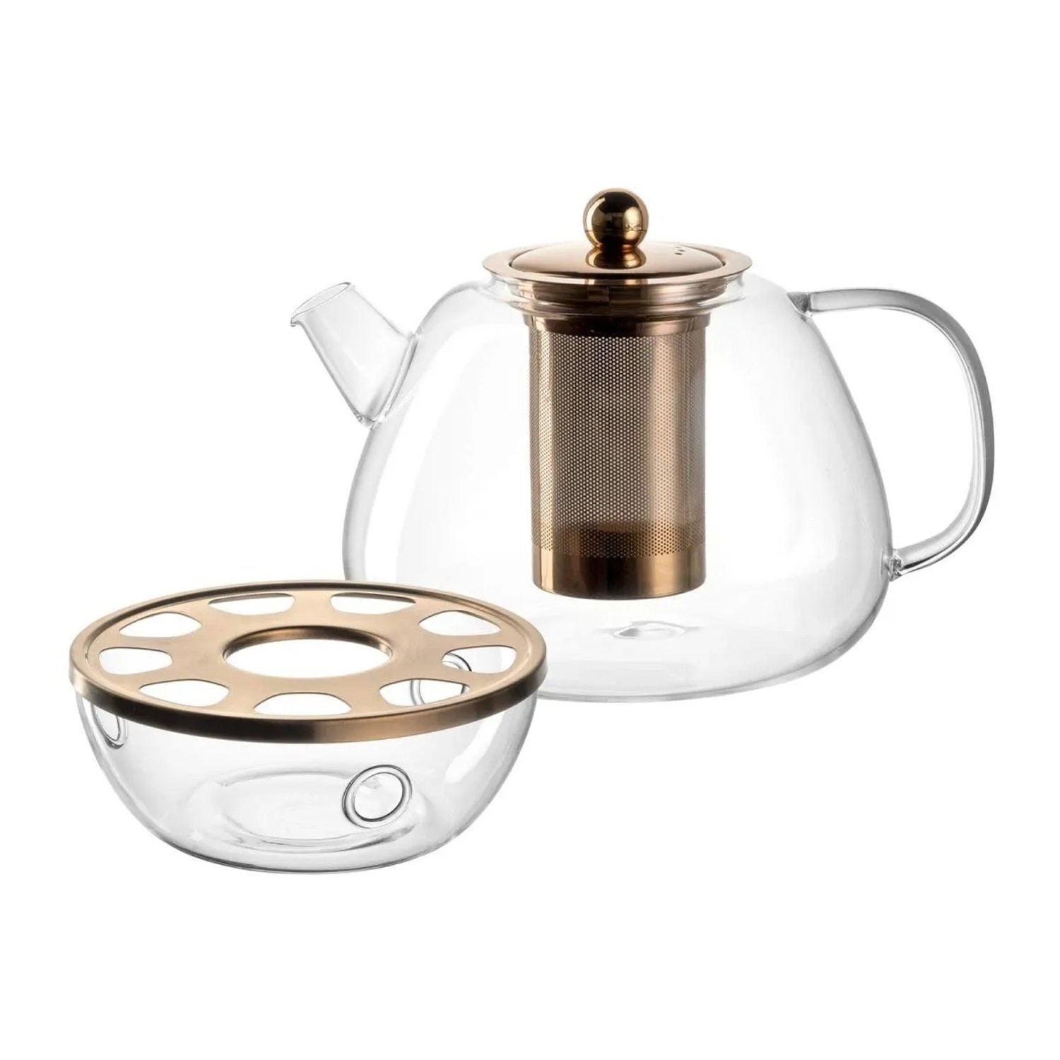 Leonardo Tè Per Te Teekanne + Stövchen 1,5 Liter