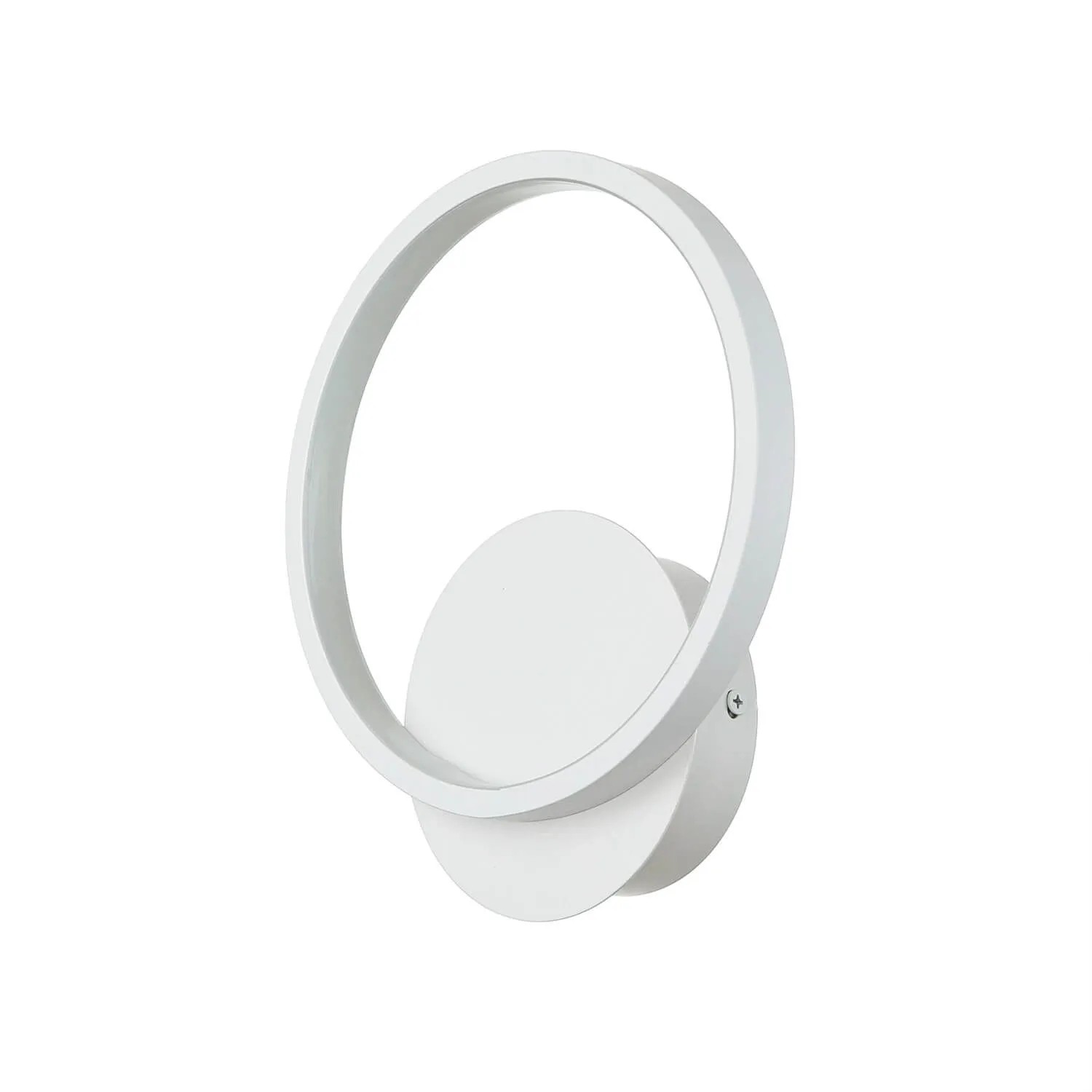 Licht-Erlebnisse Wandlampe LED 4100 K 760 Lm 22,5 cm Hoch Weiß Aus Aluminium