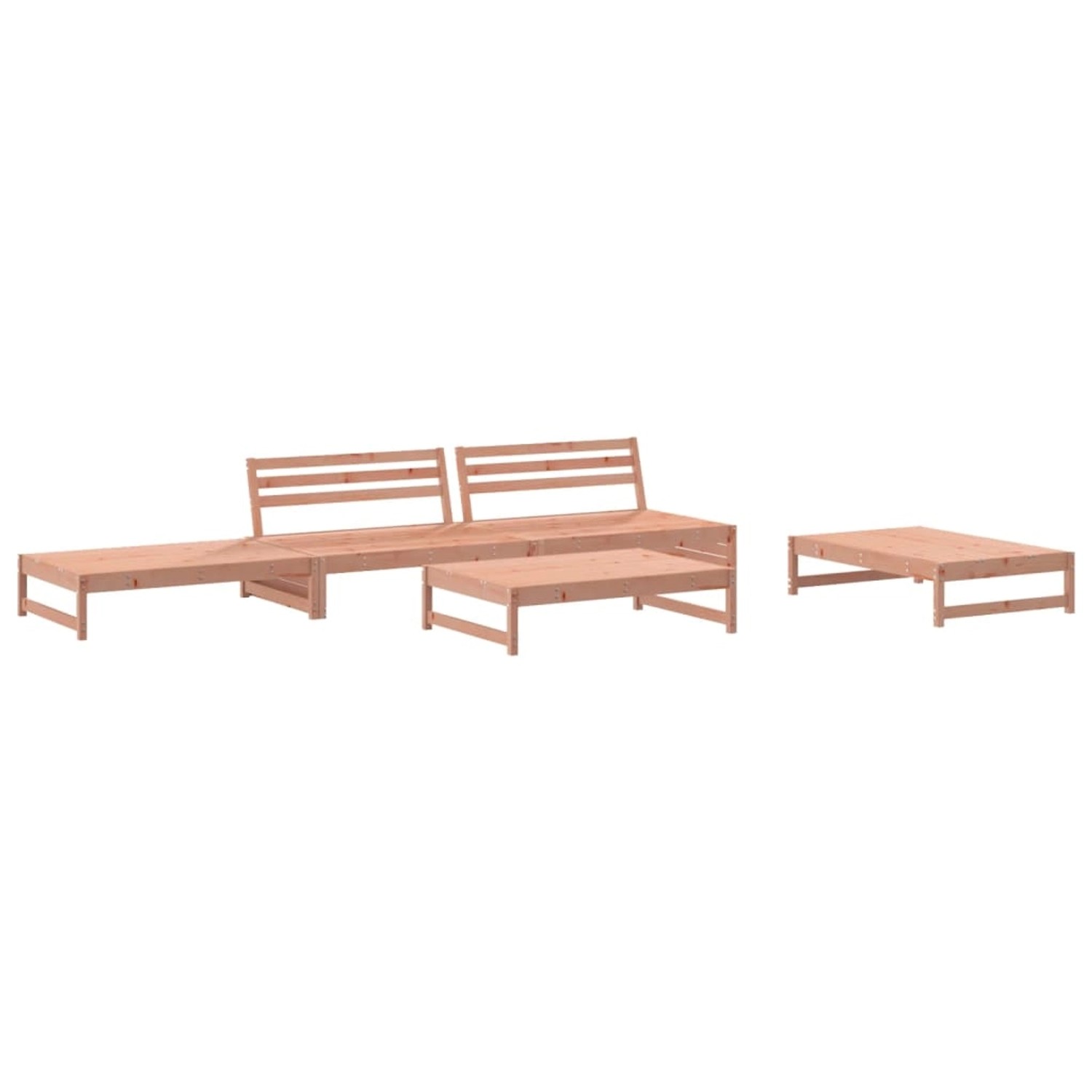 vidaXL 5-tlg Garten-Lounge-Set Massivholz Douglasie Modell 9