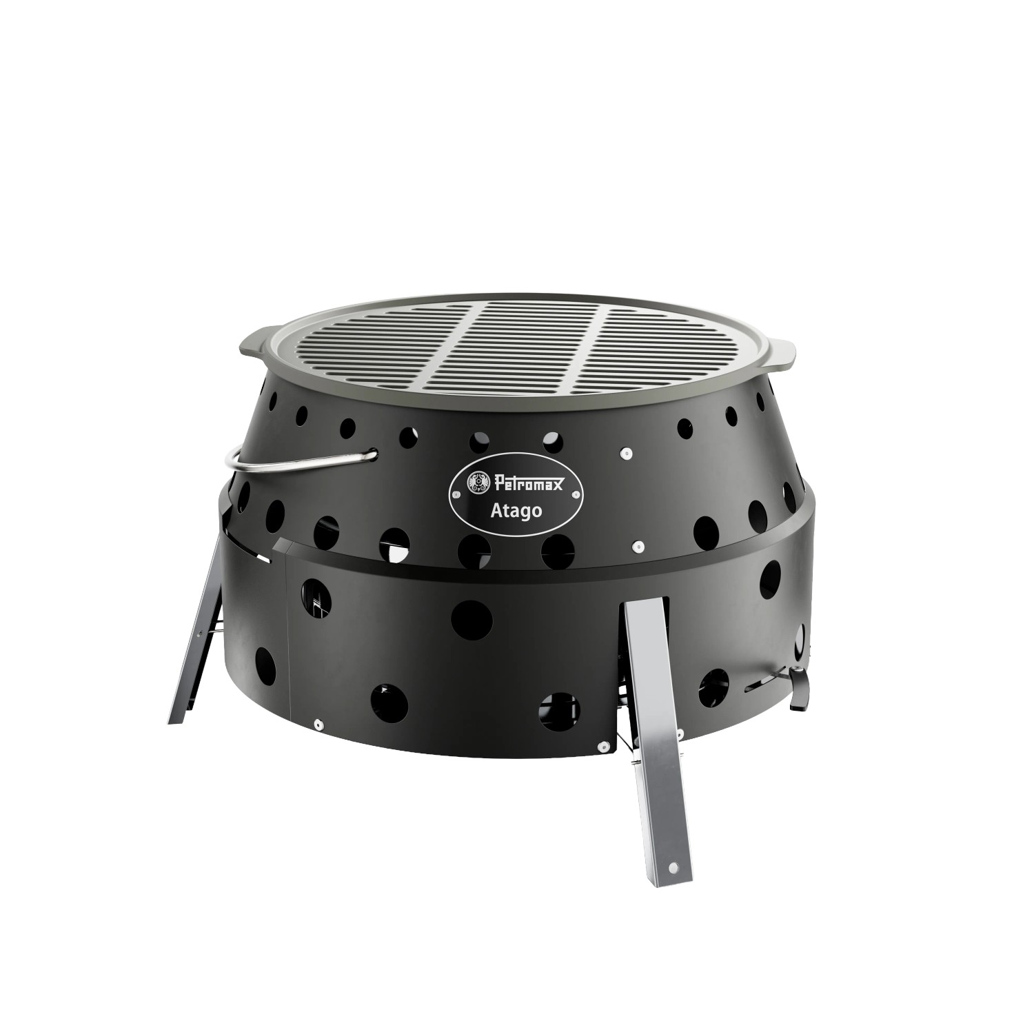Petromax Gussrost Atago Edelstahl Schwarz