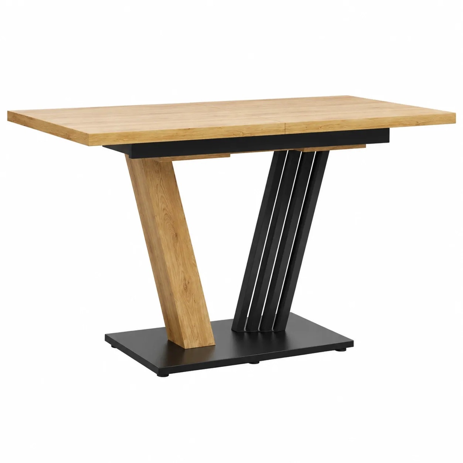 Merax Esstisch 120x160x80 cm Holzoptik Ausziehbar W Beine Küche Wohnzimmer