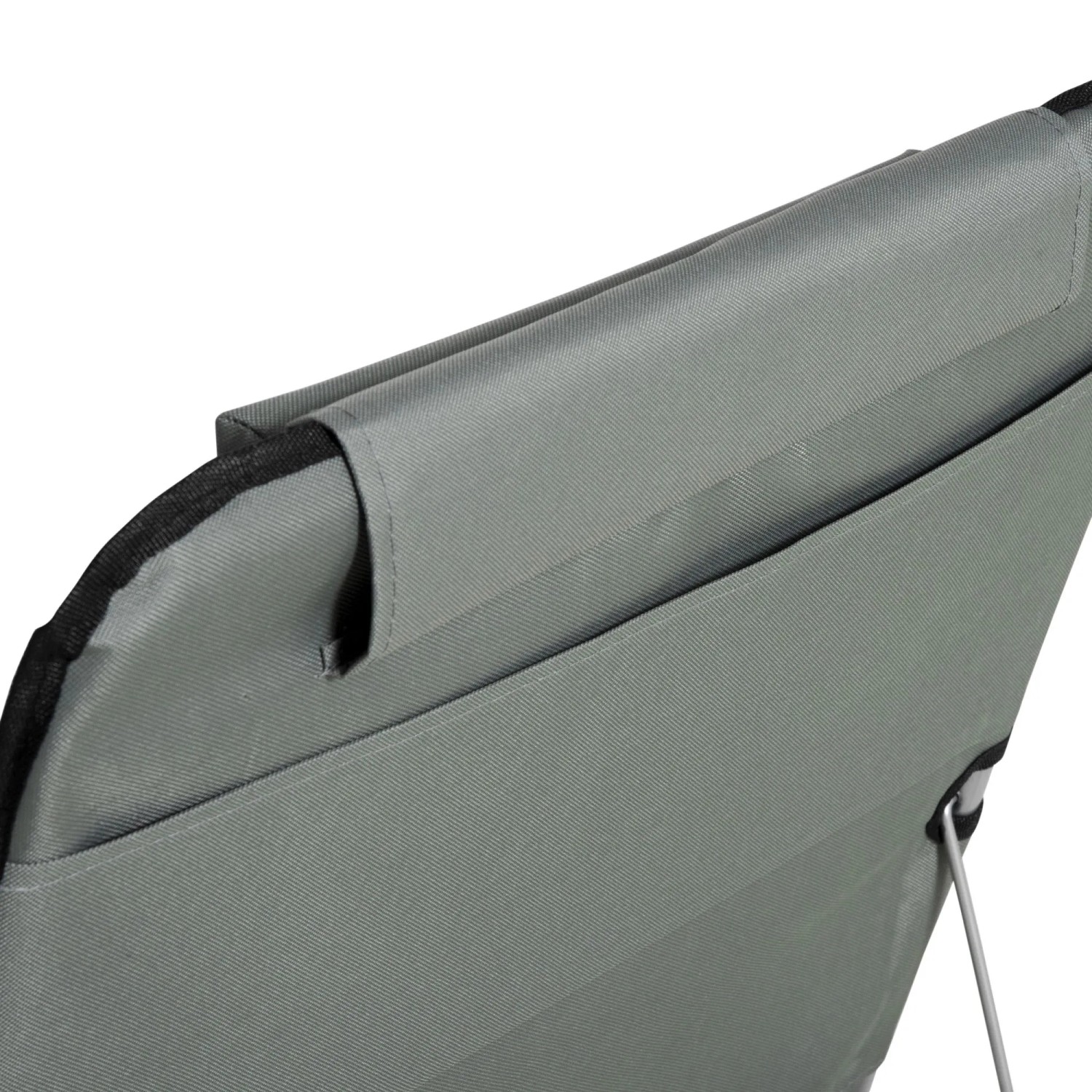 Outsunny Strandliege Stahl Oxfordstoff Grau 124L x 53B x 35-45H cm_8