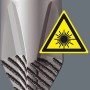 Detailaufnahme Wera Schlitz-Schraubendreher mit Lasertip und Warnsymbol.
