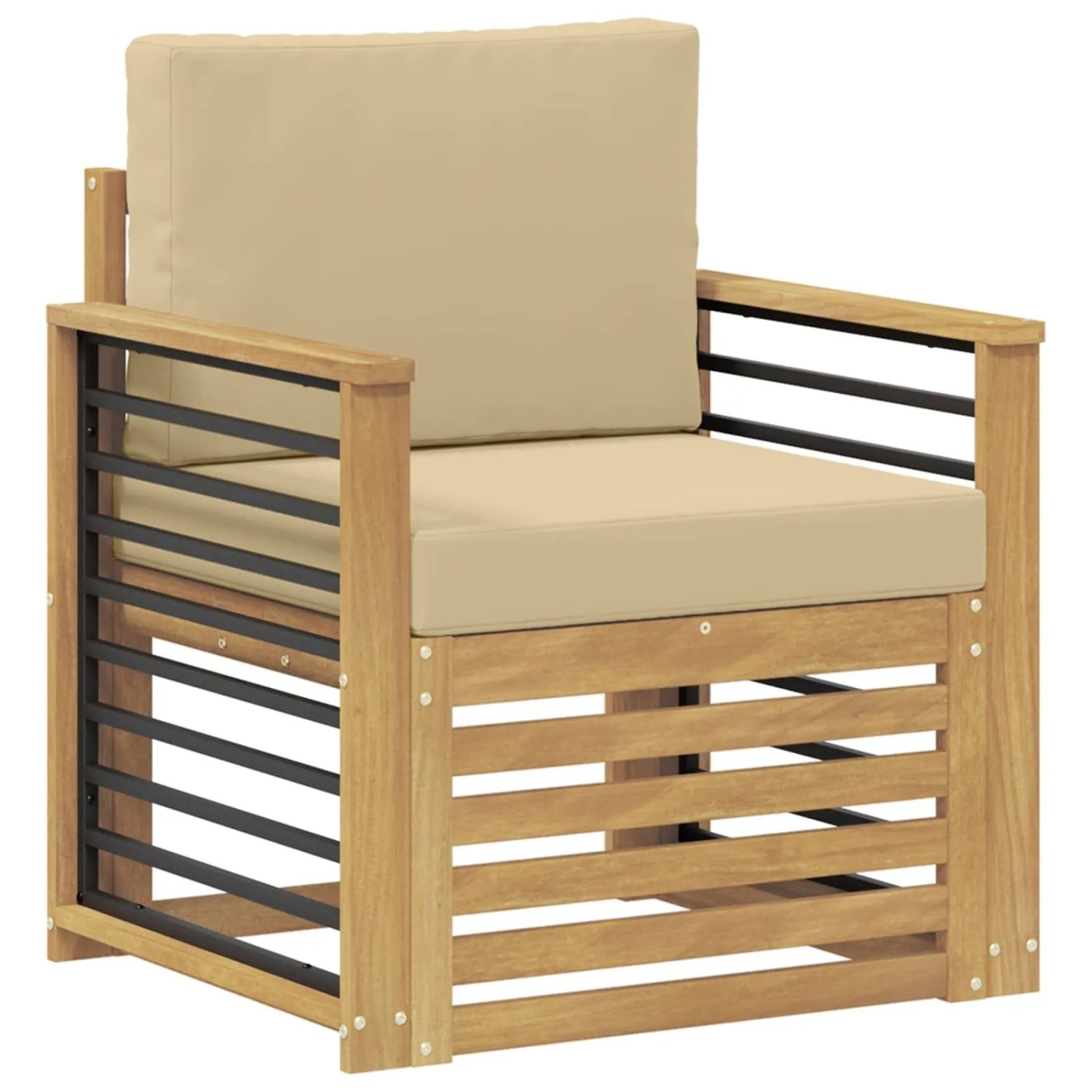 vidaXL Outdoor-Sofagarnitur Polyester Weiß 3439110