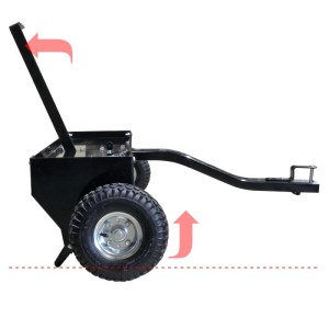 Wiltec Aerifizierer 90Cm Für Aufsitzmäher Rasenlüfter Rasenbelüfter Rasentraktor