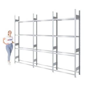 PROREGAL Reifenregal Tire Pro, verzinkt, 4 Ebenen für bis zu 15 Reifen pro Ebene.