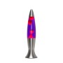 EASYLIGHT Lavalampe in Lila und Rot, 40 cm hoch, Design-Tischlampe mit Leuchtmittel.