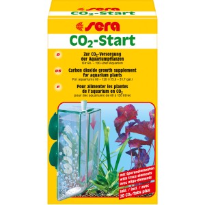 Sera CO²-Start CO2-Düngesystem für Aquarien von 60-120 Liter mit Diffusionsreaktor und CO2-Tabs.