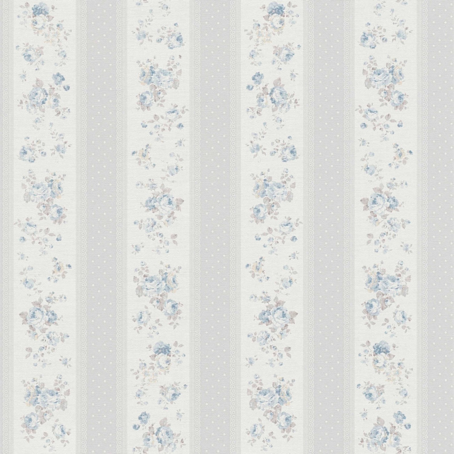 Bricoflor Landhaus Tapete mit Blumen Ideal für Küche und Flur Romantische V günstig online kaufen