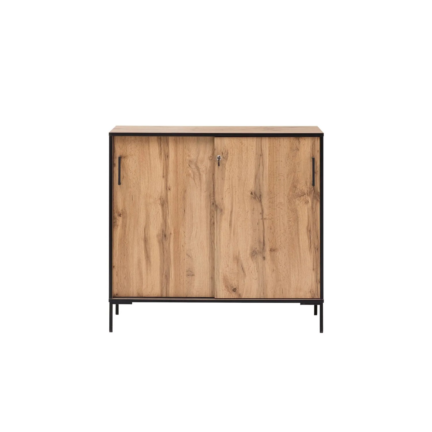 PROREGAL Schiebetürenschrank Panda HxBxT 96 x 100 x 41 cm 2 Fächern & 2 Sch günstig online kaufen