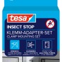 tesa Insect Stop Klemm-Adapter-Set, weiß, für Insektenschutzrahmen ohne Bohren.