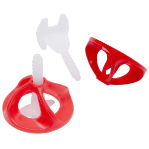 Dalsys Fliesen Nivelliersystem Set: Gewindelaschen und Hauben für präzises Fliesenverlegen.