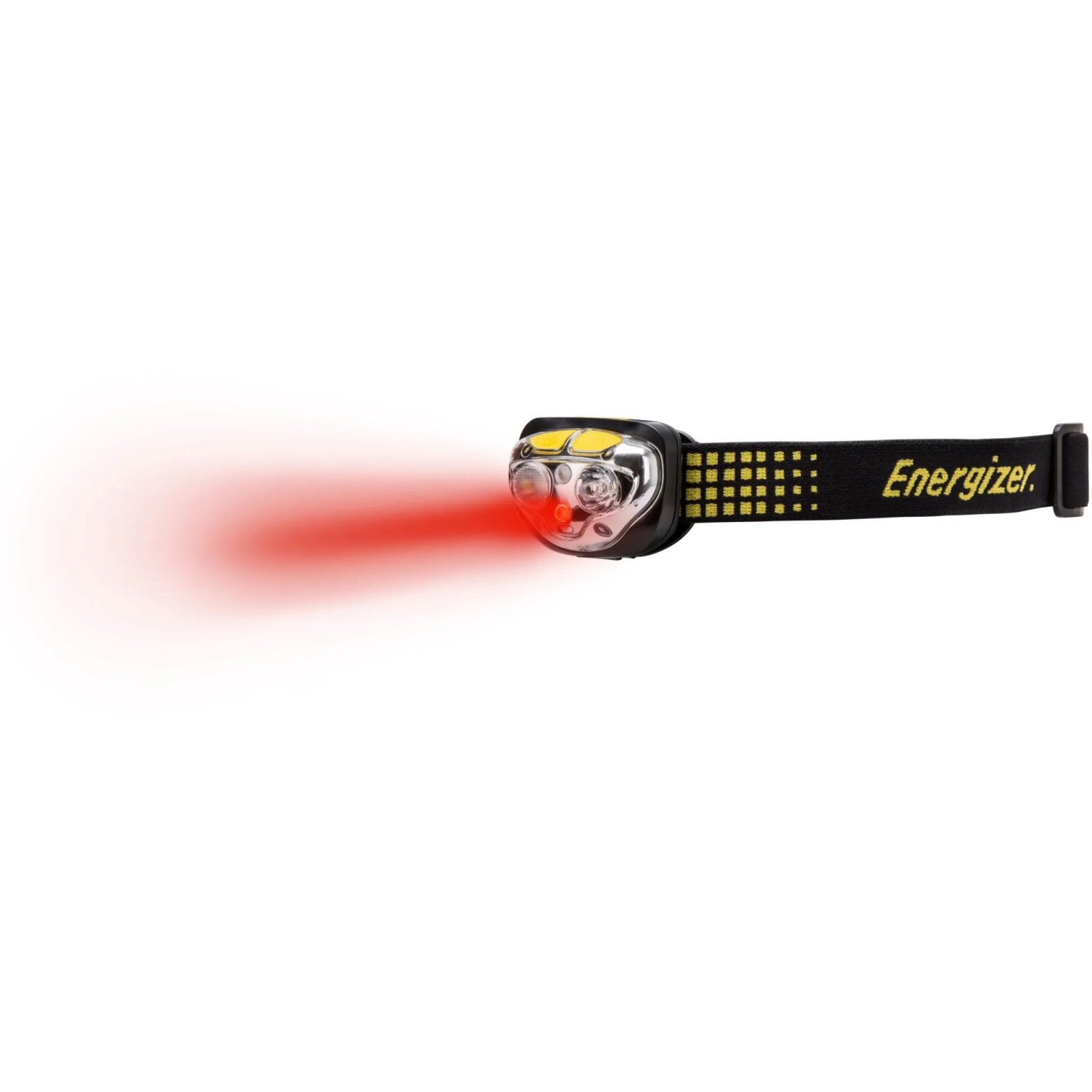 Energizer Vision Ultra Kopflampe mit rotem Licht, inklusive Batterien.