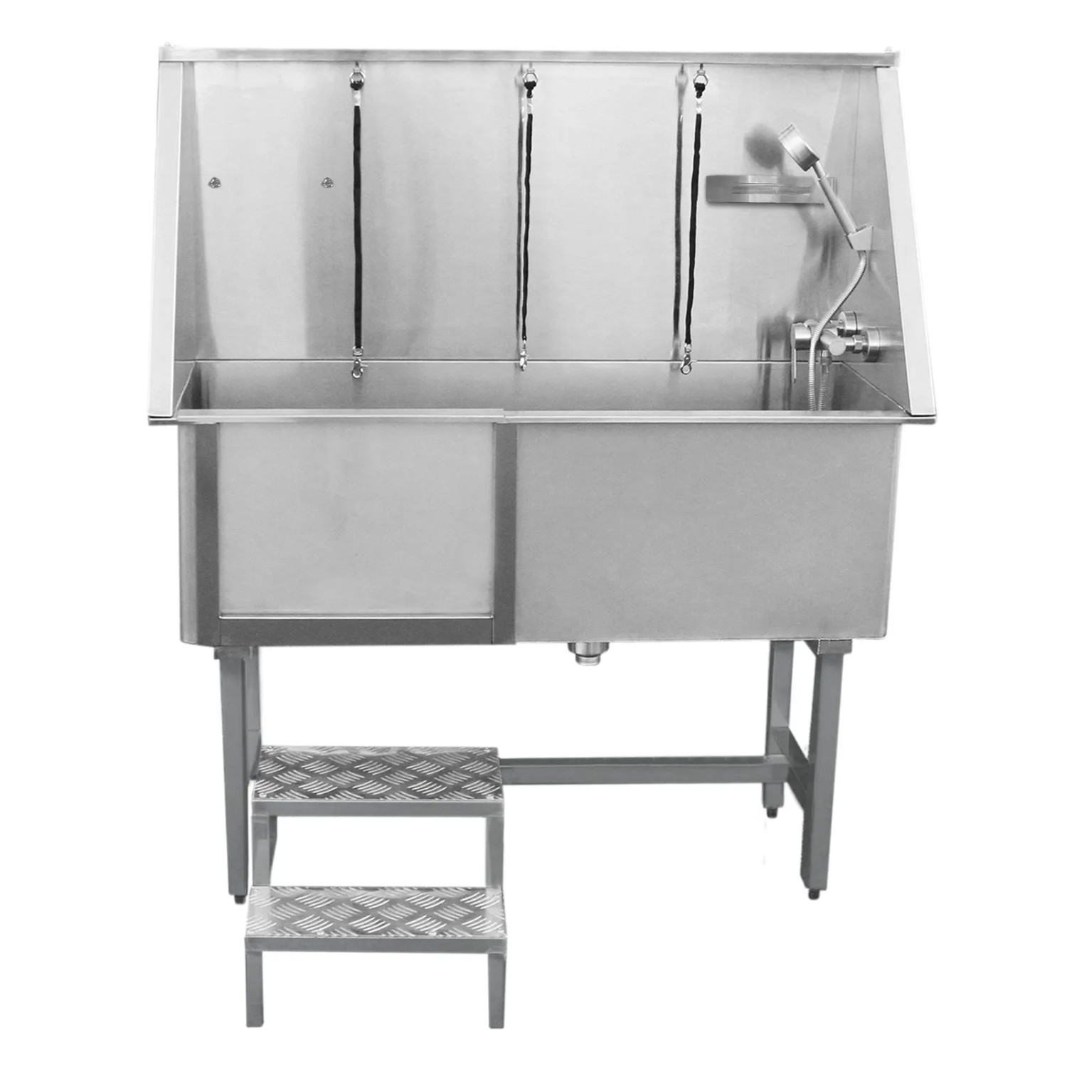 Monstershop Edelstahl Haustier Badewanne 400mm