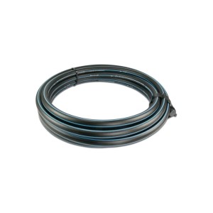 Boni-Shop PE Rohr 32mm  Druckrohr PE80 1 Bar SDR 11 DVGW Schwarz/Blau 1m