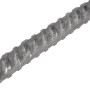 Beton-Riffelstahl, 10 mm Durchmesser, gerippte Oberfläche, Stange zum Einbetonieren.
