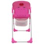vidaXL Baby-Hochstuhl Rosa und Grau 10186_7