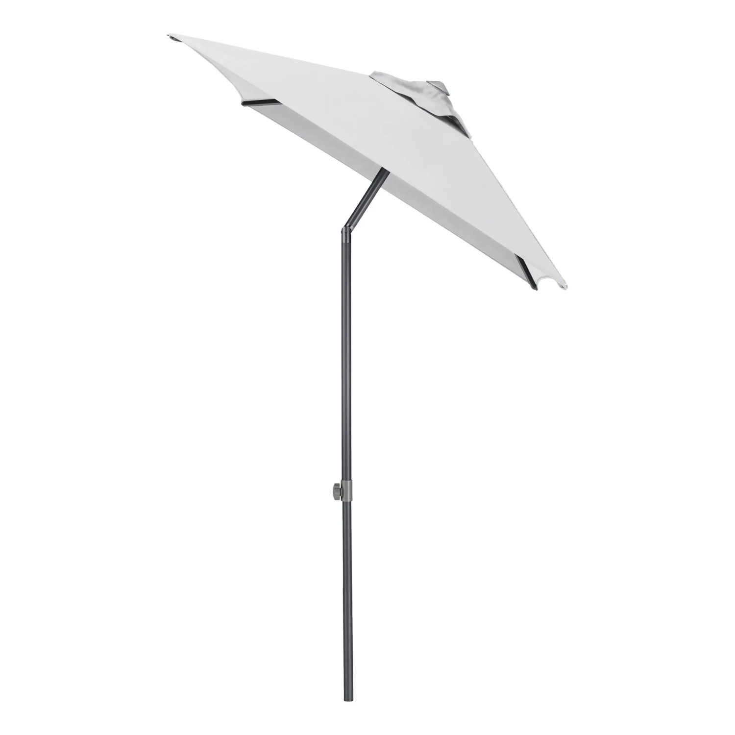 Kettler Marktschirm 150 cm x 210 cm Anthrazit-Grau mit Push-Up Mechanik