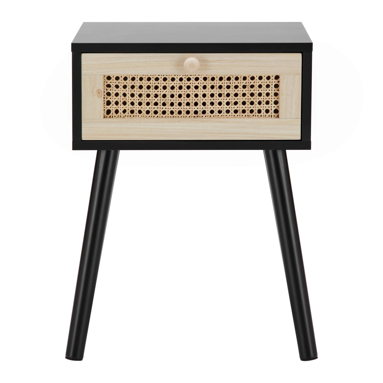 Bessagi Home Beistelltisch Denis Hellbraun/ Schwarz MDF_7