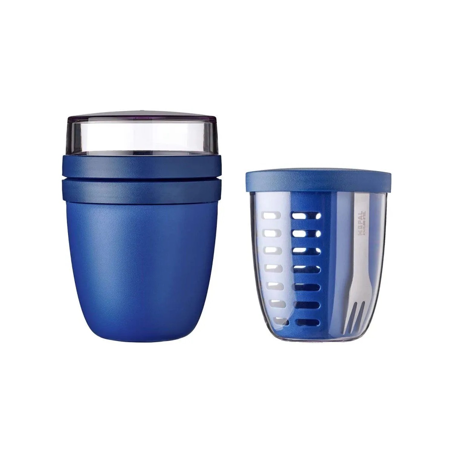 Mepal Ellipse Lunchpot mit Fruitpot Vivid Blue