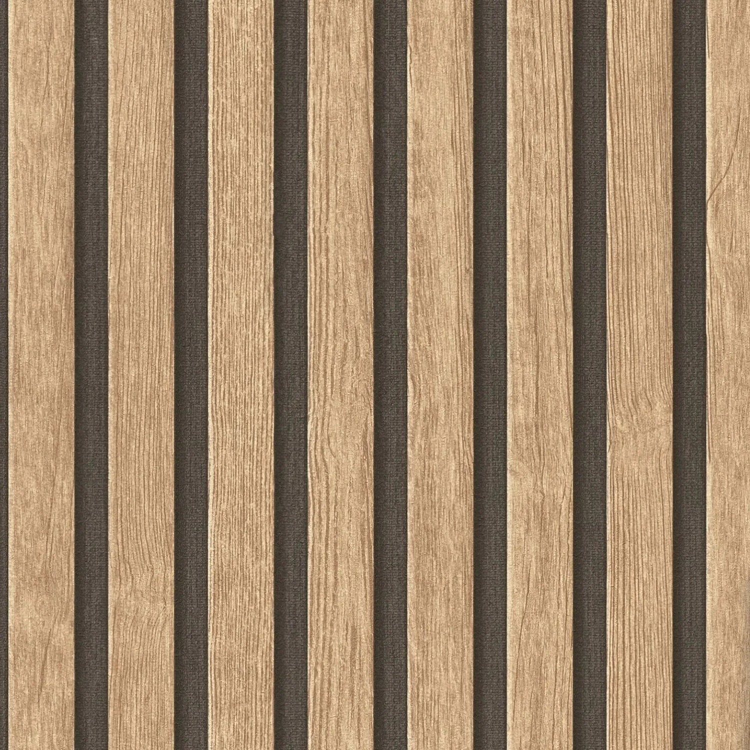 AS-Creation Vliestapete Holzpaneel Vorgeleimt 10,05 m x 0,53 m Braun FSC®