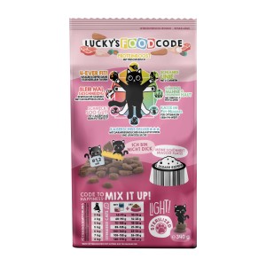 Lucky Lou Katzen-Trockenfutter Light Geflügel & Lamm 340g Packung