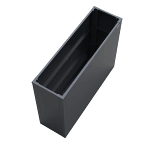 Weka Metall-Hochbeet Gary S 100 cm x 30 cm x 77 cm Anthrazit