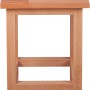 Garden Pleasure Universalhocker Marco aus Eiche, 40x30x30 cm, vielseitig als Beistelltisch oder Blumenhocker einsetzbar.