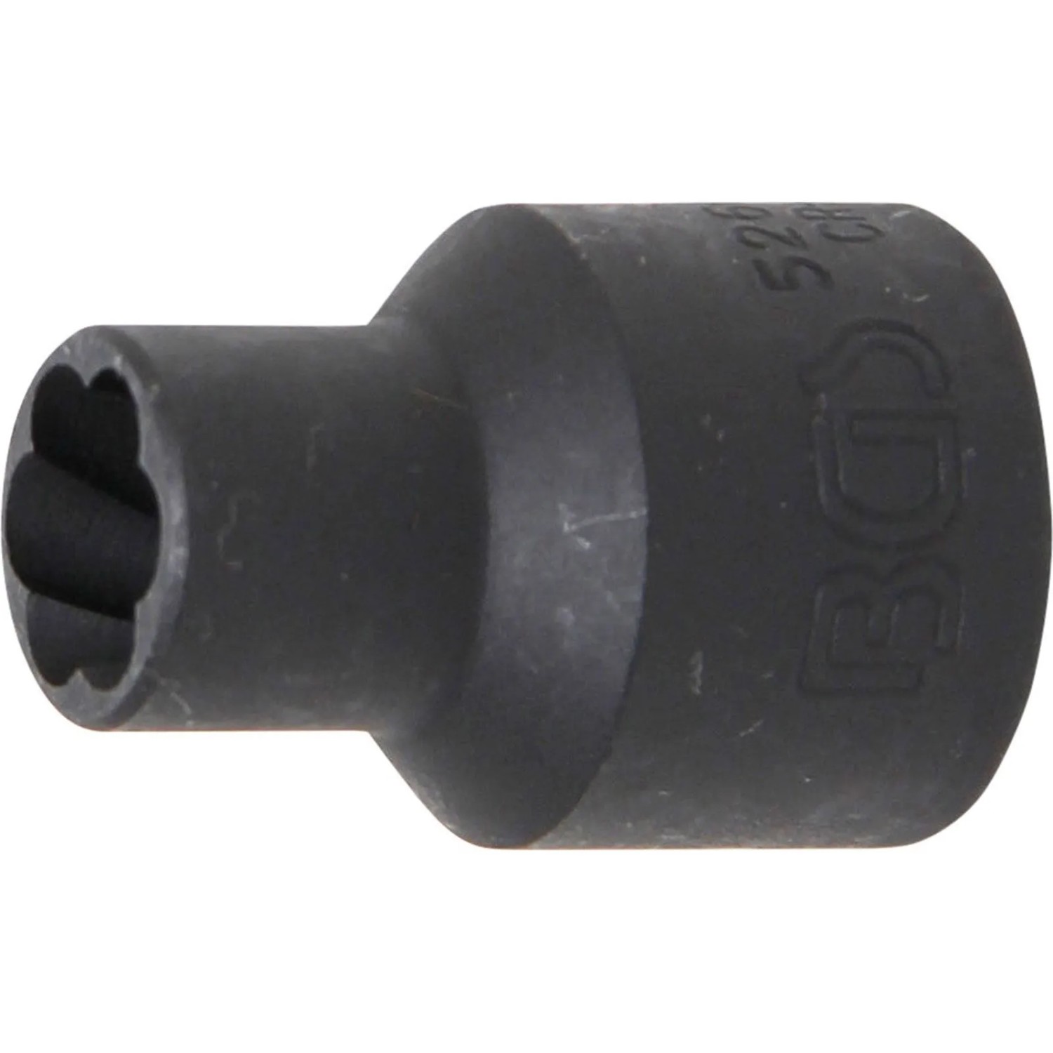 BGS Spiral Profil Steckschlüssel Einsatz Schraubenausdreher Antrieb Innenvierkant 12 5 Mm  1 2 Zoll  SW 10 Mm 5266 10