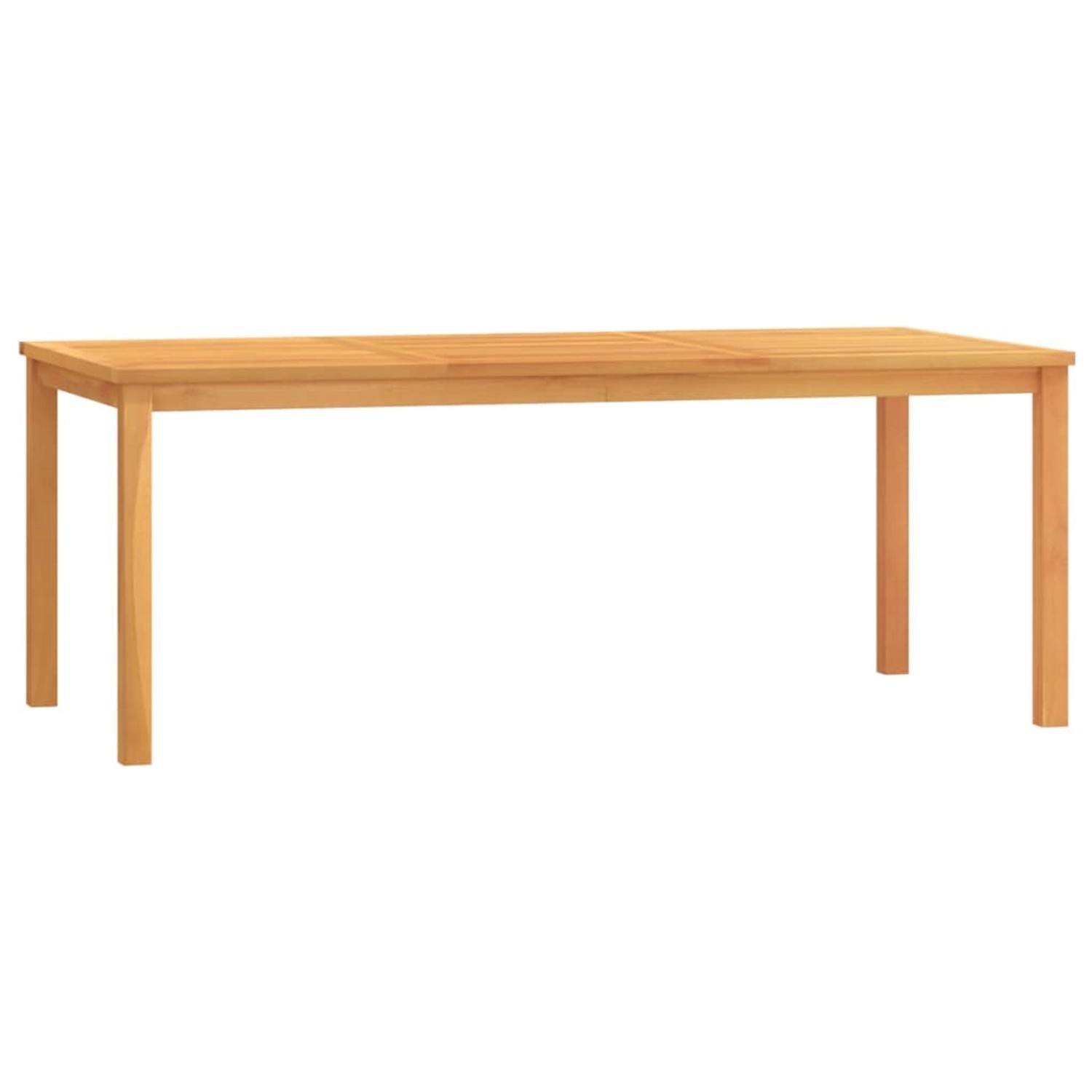 7-teilige Garten-Essgruppe aus Teakholz: Tisch und 6 Stühle für den Garten.