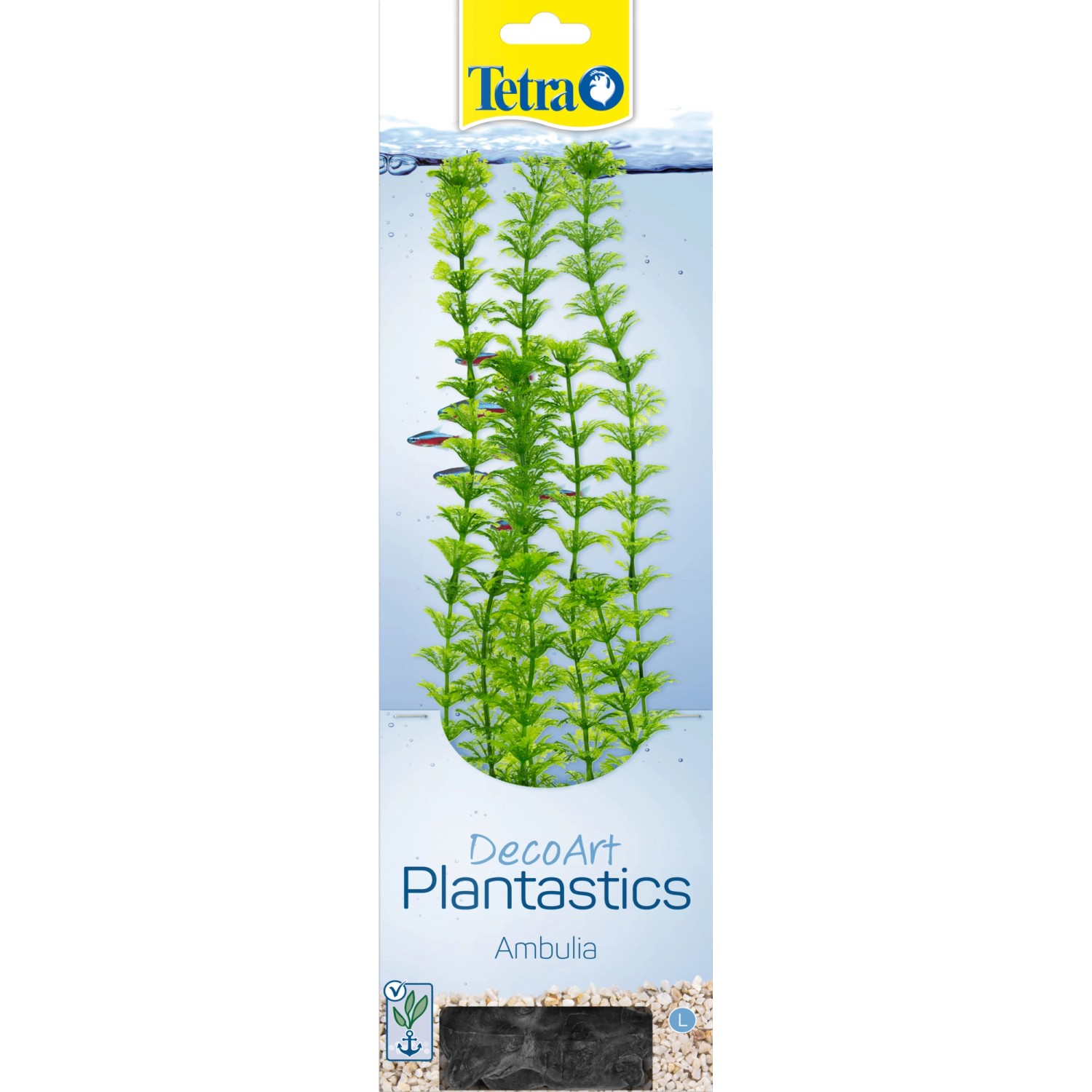 Tetra DecoArt Plant L Ambulia, naturgetreue Kunstpflanze für Aquarien.