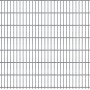Verzinkte Doppelstabmatte 8/6/8 mm, 250x143 cm, für Gartenzäune.