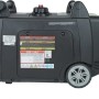 Champion Stromerzeuger 73001I-DF-EU, DualFuel Benzin-Generator mit Rädern, seitliche Ansicht.