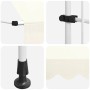 vidaXL Einziehbare Markise Handbetrieben 250 cm Cremeweiß 143695_7
