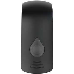 Schwarzer Wenko Ranera L Seifenspender/Desinfektionsmittelspender für Wandmontage.
