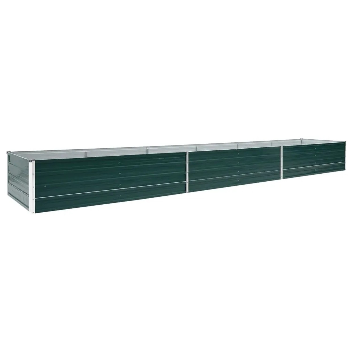 Furnicato Garten Hochbeet Verzinkter Stahl 480x80x45 Cm Grün