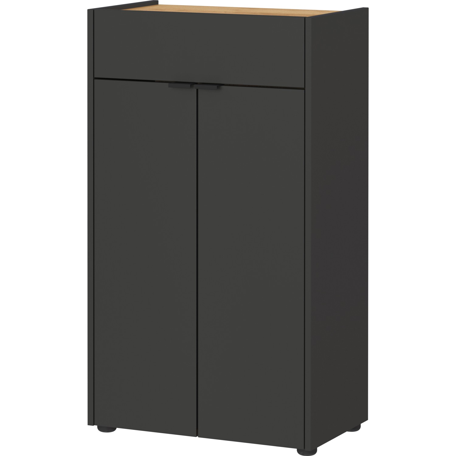 Germania Kommode Forano 4499 Graphit Eiche 56 cm x 98 cm x 34 cm günstig online kaufen