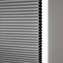 Graues Schöner Wohnen Thermo-Wabenplissee Sina, 50x130 cm, für Fenster, schallabsorbierend und lichtundurchlässig.