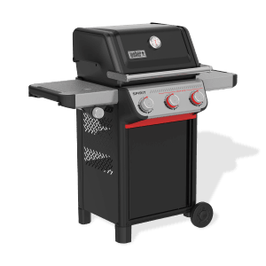 Weber Spirit E-335 GBS Gasgrill (2025) mit 3 Brennern und Seitenbrenner, schwarz.