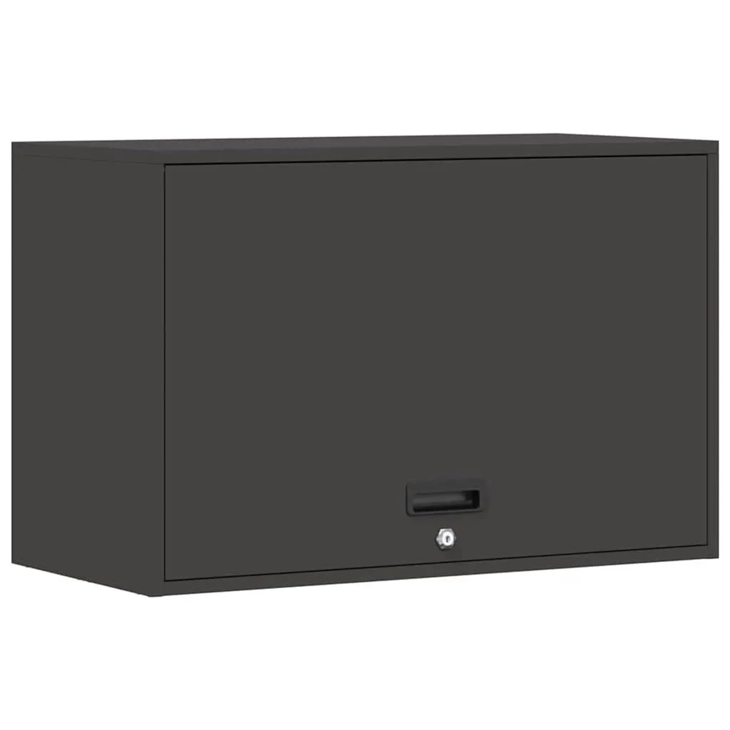 vidaXL Wandschrank für die Garage mit Gasdrucklift-Tür Schwarz 883264 günstig online kaufen