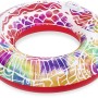 Bestway Schwimmring Summer Swirl, Ø 80cm, mit Mandala-Design und Haltegriffen.