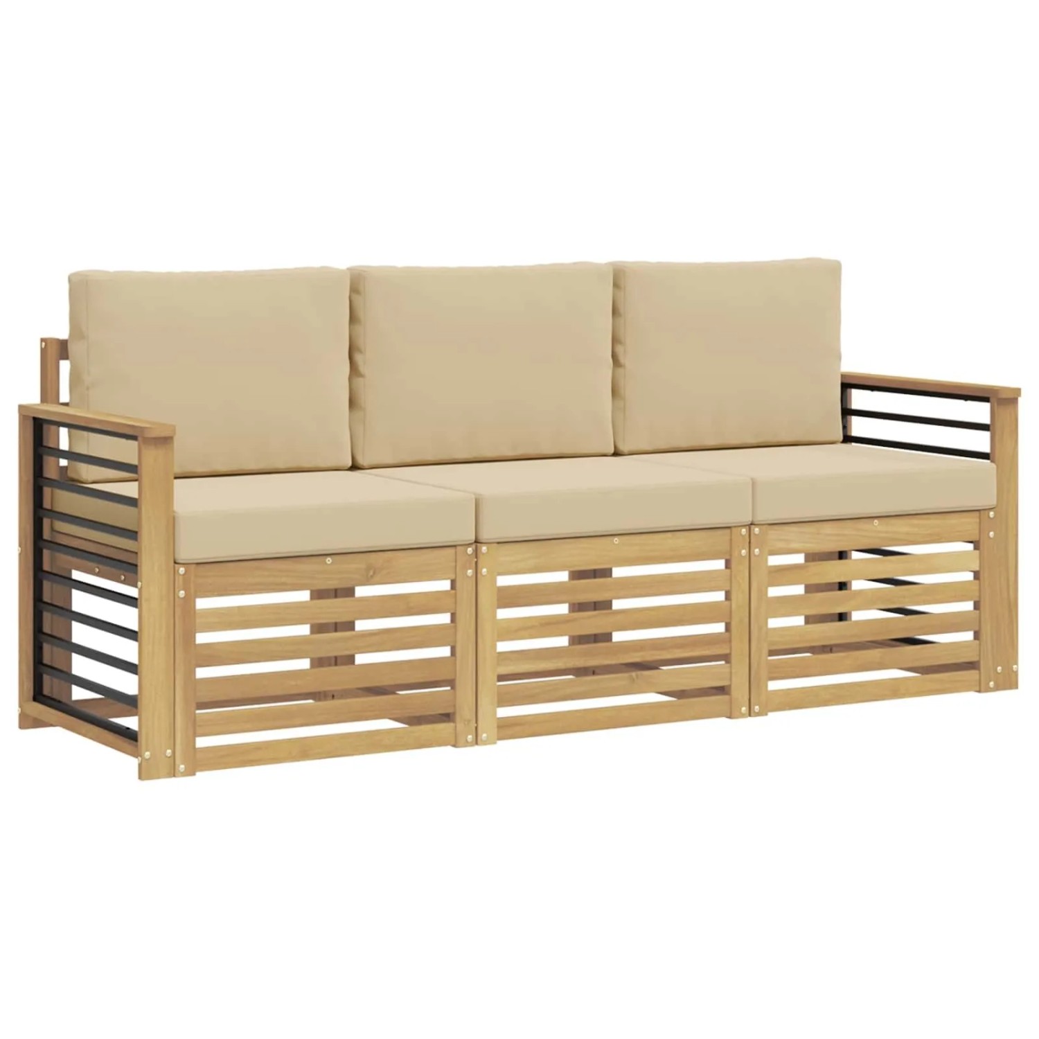 vidaXL Sofagarnituren Massivholz Akazie 3391328