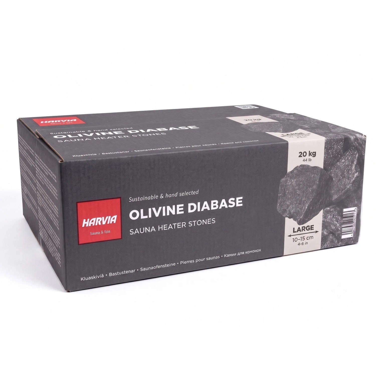 Harvia Sauna Diabassteine Inhalt 20 Kg